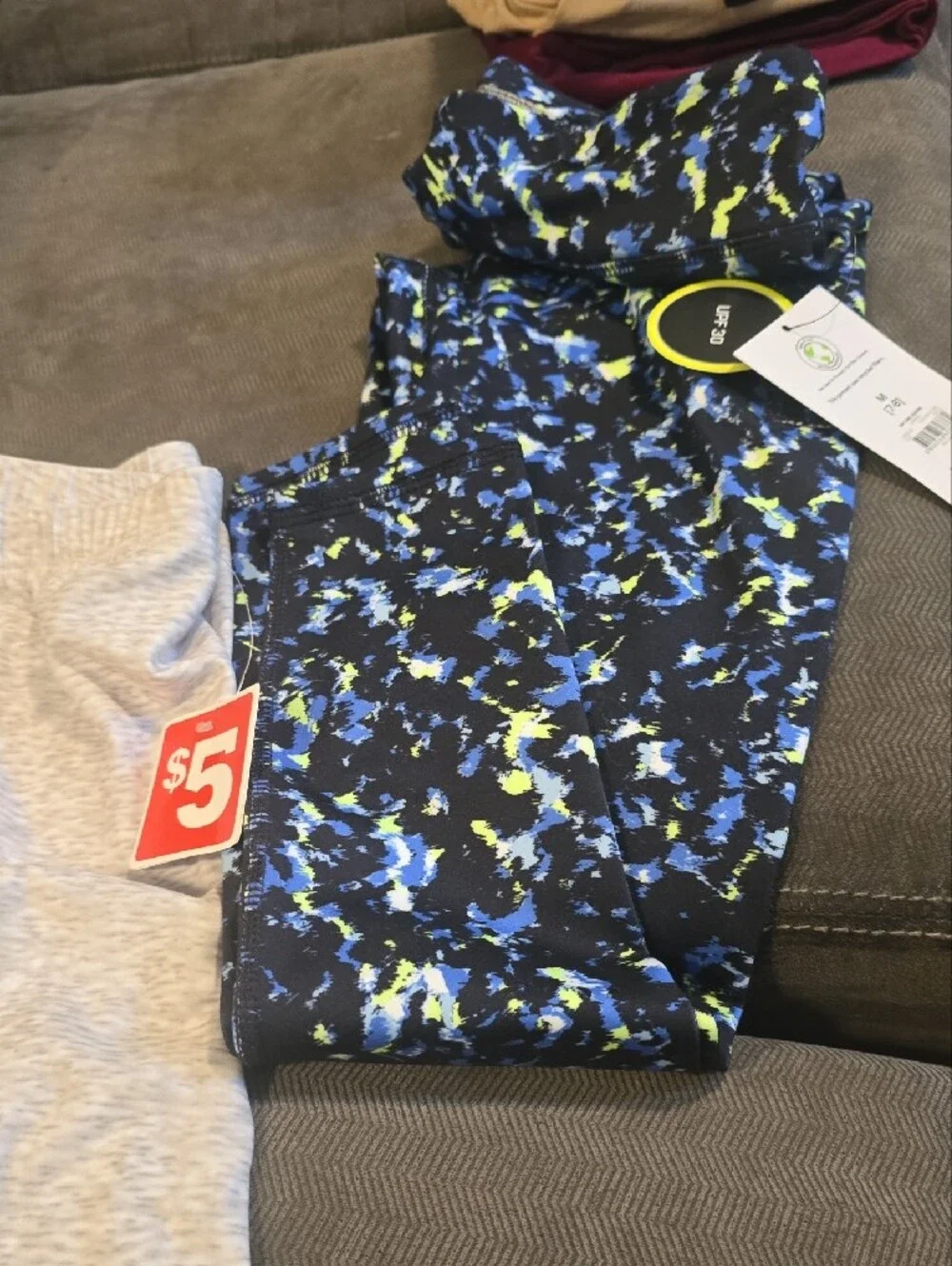 Cynthia Rowley Kids Set 4-Pieces Mix: Mint Floral, Navy Pattern, White & Gray